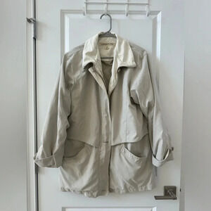 London Fog Windbreaker Rain Jacket Women’s Size Medium